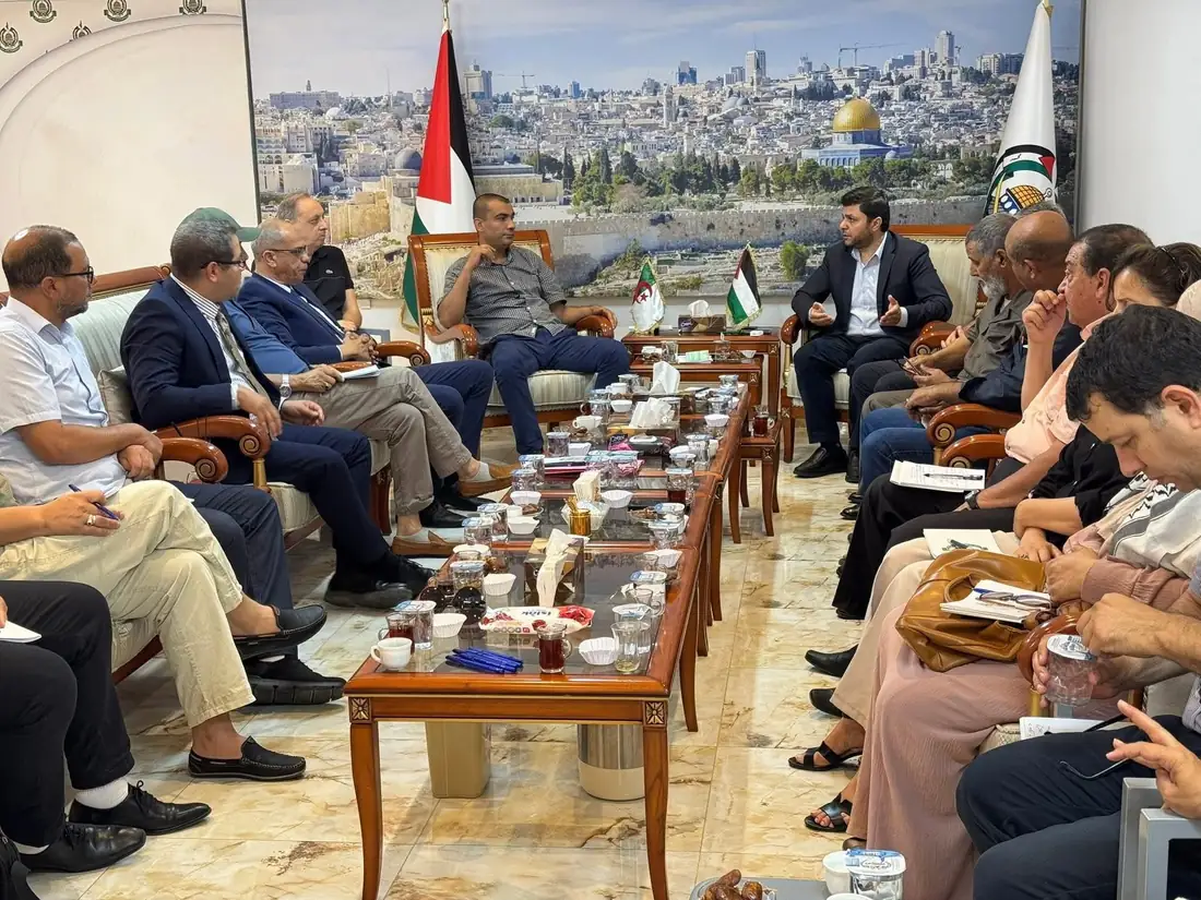 Le Bloc Hisn Al-Mateen à la rencontre nationale de soutien à la Palestine avec les partis et les factions
