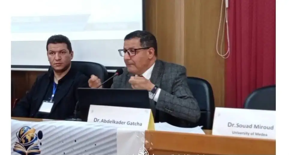الناطق الرسمي لتكتل الحصن المتين يشارك في يوم دراسي بجامعة المدية حول خطاب الاستقطاب في العصر الرقمي